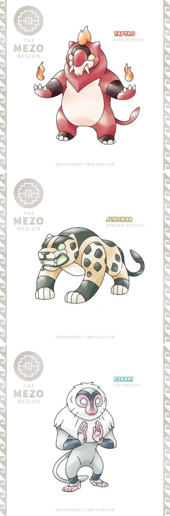 แฟนเกมออกแบบ Pokemon ภูมิภาคใหม่ - Mezo Region 5 แฟนเกมออกแบบ Pokemon ภูมิภาคใหม่ - Mezo Region