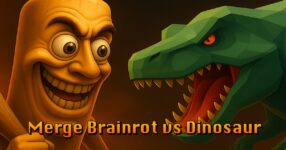 Merge Brainrot vs Dinosaur