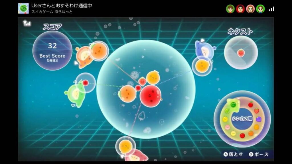 Suika Game Planet ภาคใหม่เกมพัสเซิลสุดคิวต์จากญี่ปุ่น