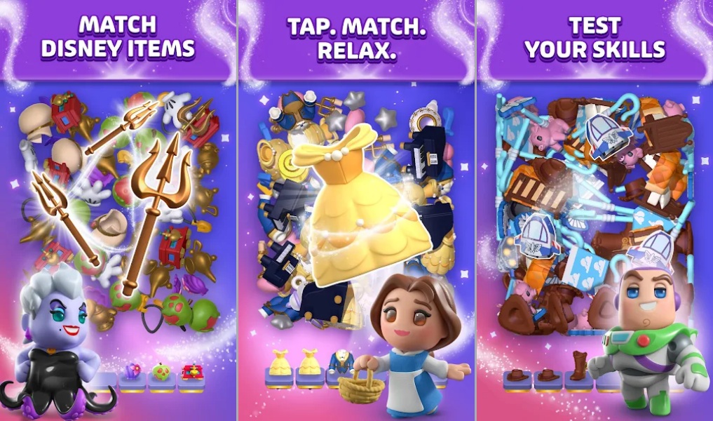 Disney Magic Match 3D เปิดให้ลงทะเบียนล่วงหน้าบนสโตร์ไทยแล้ว 3 Disney Magic Match 3D