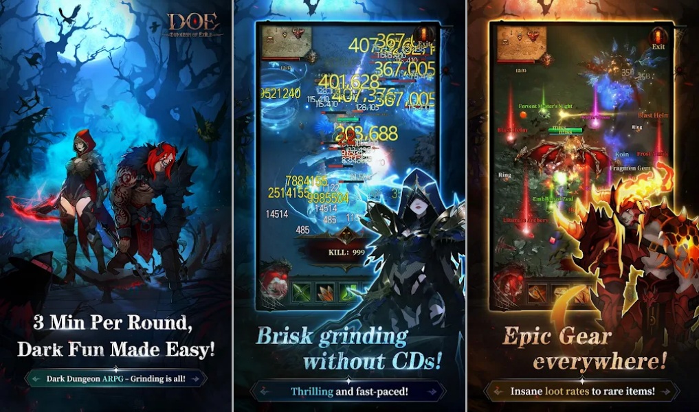 DoE: Dungeon of Exile เปิดให้บริการบนสโตร์ไทยแล้ว 3 DoE