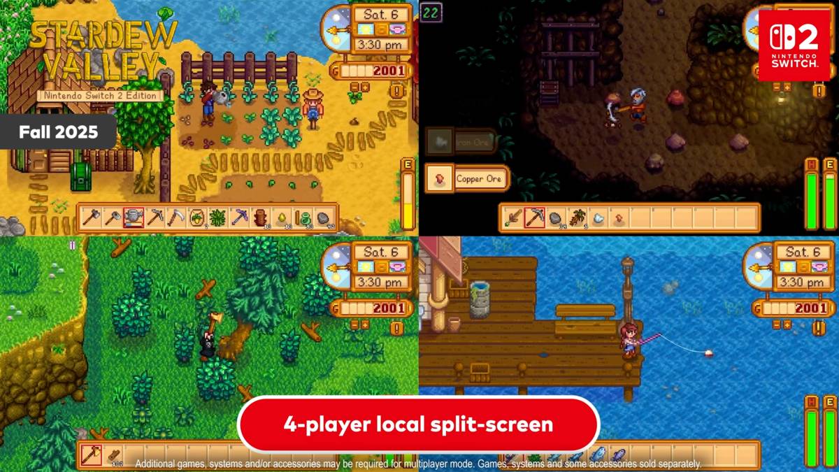Stardew Valley ประกาศเปิดตัวเวอร์ชัน Switch 2 พร้อมอัปเดตฟรี 2 Stardew Valley ประกาศเปิดตัวเวอร์ชัน Switch 2 พร้อมอัปเดตฟรี