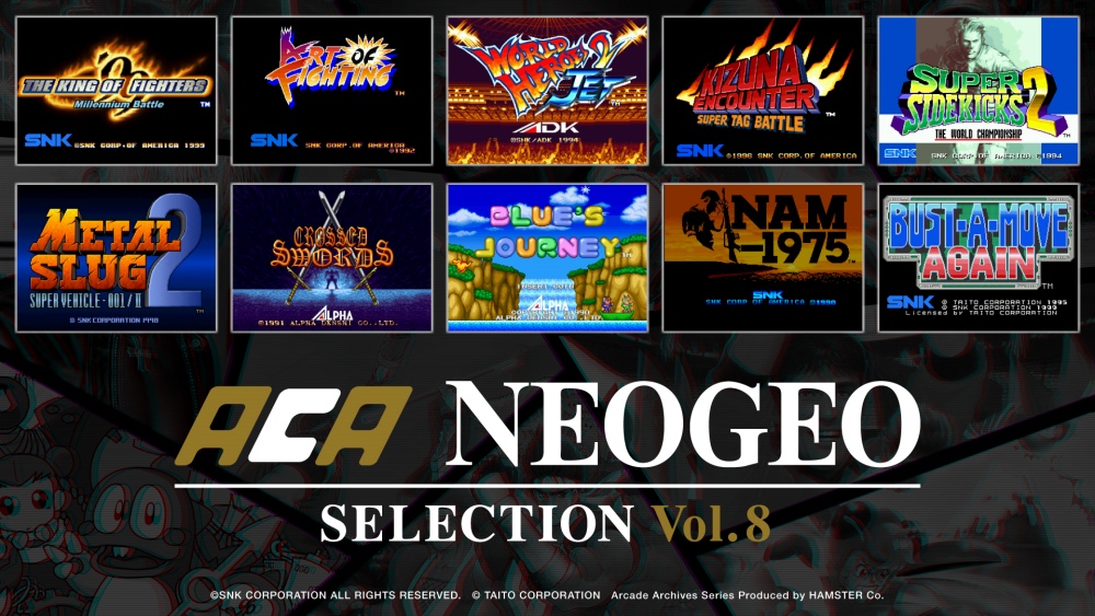 รวมเกมคลาสสิก ACA NEOGEO Selection Vol. 7 & Vol. 8 เตรียมวางจำหน่าย 6 พ.ย. นี้