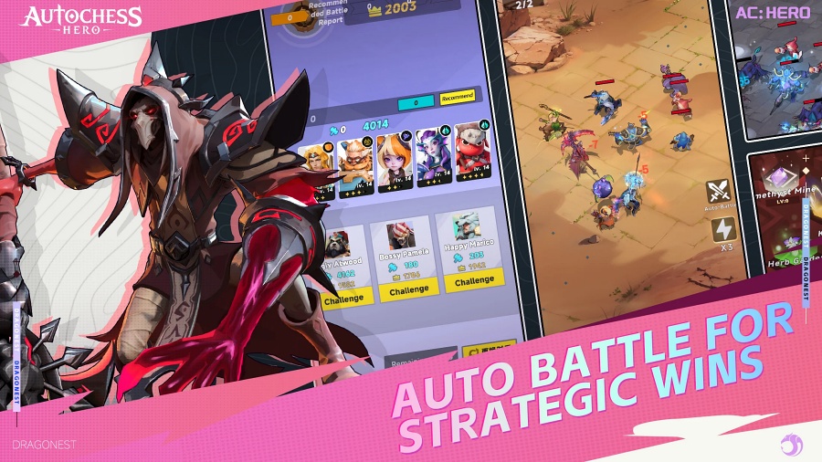 AutoChess Hero เกมมือถือ RPG แนววางแผนจากซีรีส์ Auto Chess 4 AutoChess Hero Announced