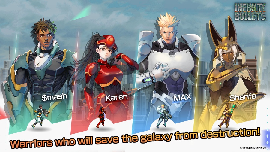 INFINITY BULLETS เกมมือถือ Shoot 'Em Up สุดมันส์ เปิดให้เล่นทั่วโลกแล้ววันนี้! 7 INFINITY BULLETS
