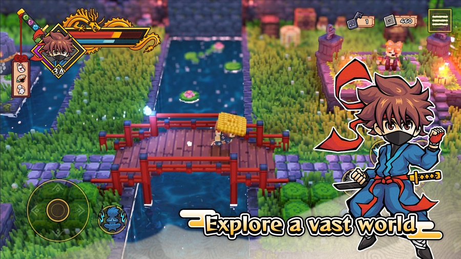 Katana Dragon เกมมือถือผจญภัยกลิ่นอาย Zelda ผสมผสาน Ninja Gaiden 4 Katana Dragon Announced