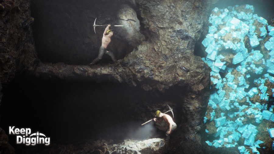 Keep Digging เกมCo-op ชวนเพื่อน 8 คนไปขุดดินหาแร่และอัปเกรดอุปกรณ์กว่า 1,000 เมตร 4 Keep Digging