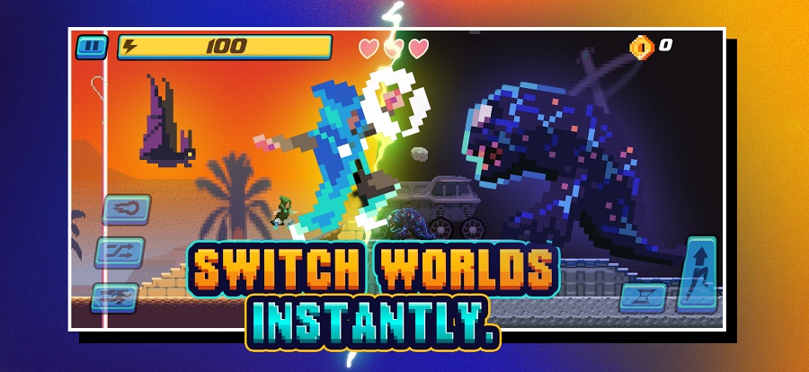 Pixel Runners: Time Shift เกมมือถือวิ่งทะลุมิติเอาชีวิตรอดภาพพิกเซล 6 Pixel Runners: Time Shift Announced