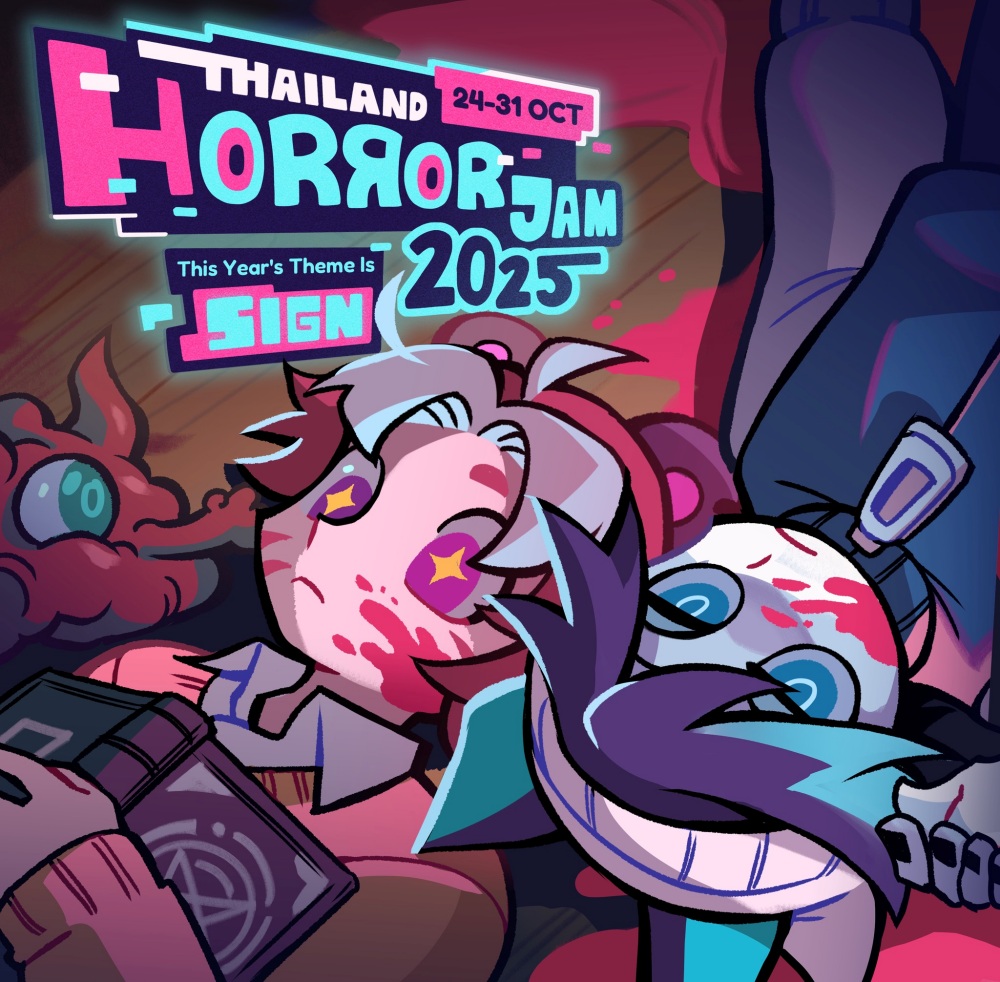ทำเกม ปล่อยผี! Thailand Horror Jam 2025 กิจกรรมเกมแจมออนไลน์ 7 วันเต็ม