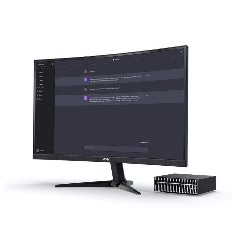เอเซอร์เผยโฉม Veriton GN100 AI Mini Workstation 2 เอเซอร์เผยโฉม Veriton GN100 AI Mini Workstation