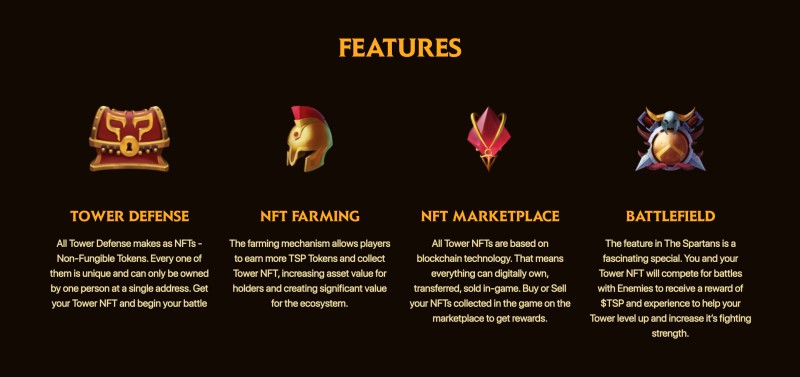 The Spartans เกมมือถือ NFT แบบ Tower Defense