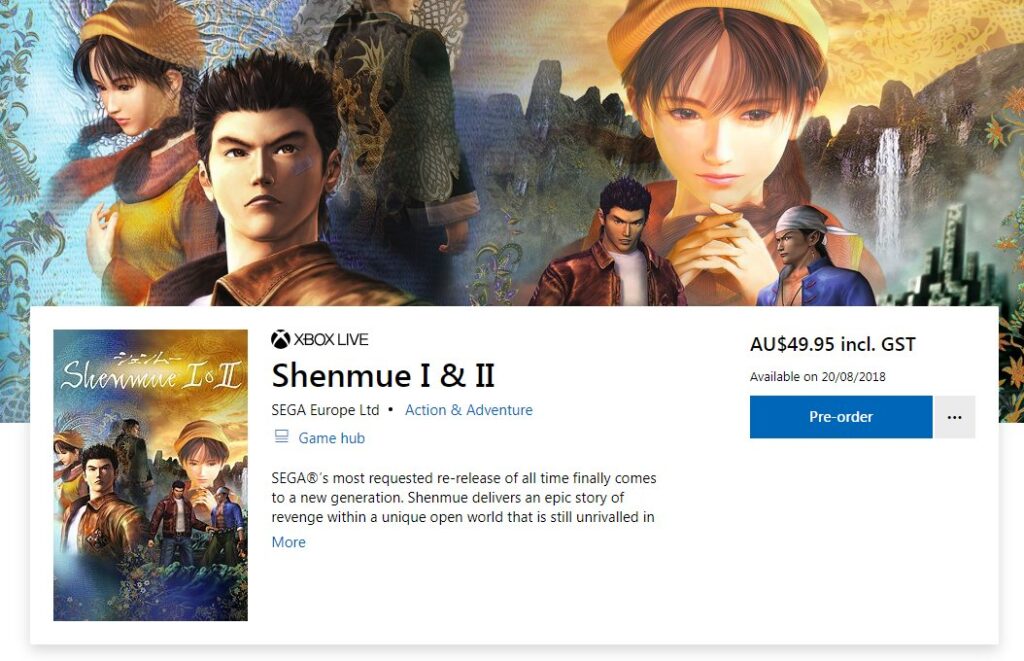 เกมในตำนานกลับมาแล้ว! Shenmue 1 และ 2 เปิดขายเดือนสิงหาคมนี้ที่ Microsoft Store