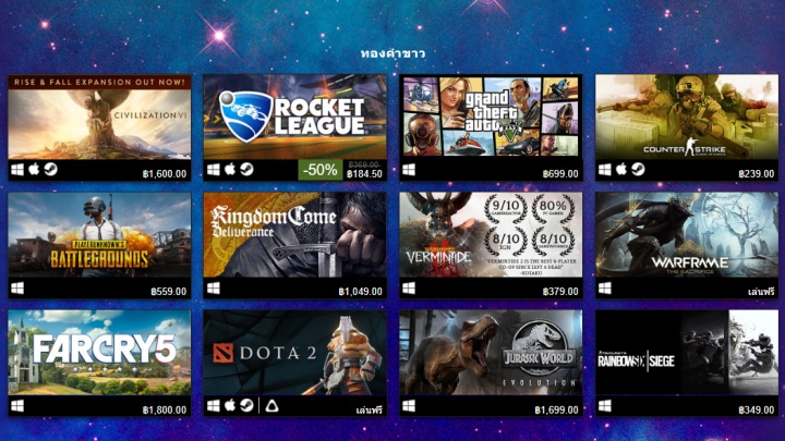Steam เผยเกมยอดนิยมในช่วงครึ่งแรกของปี 2018