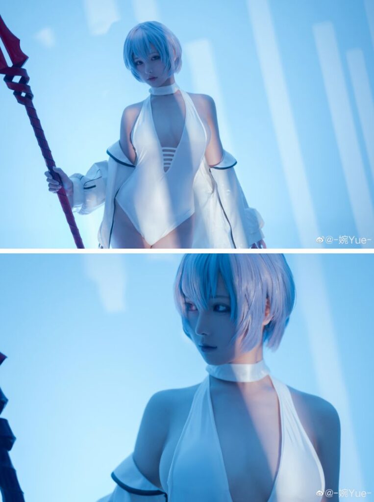 คอสเพลย์ Rei สายโหดจาก Evangelion!