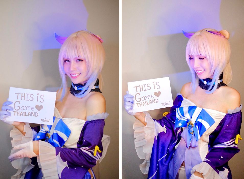 คุณตาวันแปลงโฉมเป็น Kokomi พร้อมรอยยิ้มแสนหวาน