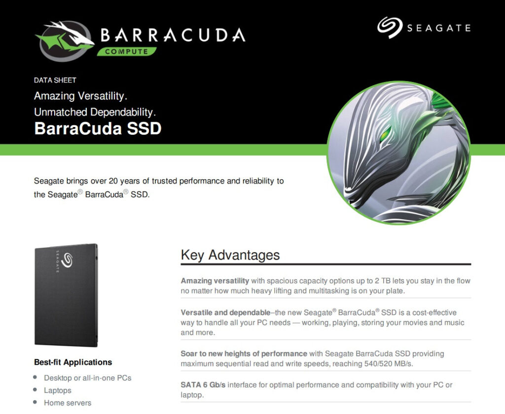 Seagate เปิดตัว SSD ใหม่ที่จะมีความจุสูงถึง 2TB 2 Seagate เปิดตัว SSD ใหม่ที่จะมีความจุสูงถึง 2TB