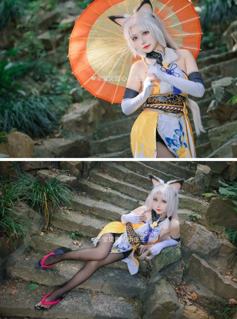 สาวจีนแปลงโฉมเป็น Kurumi จาก Naraka: Bladepoint 7 สาวจีนแปลงโฉมเป็น Kurumi จาก Naraka: Bladepoint