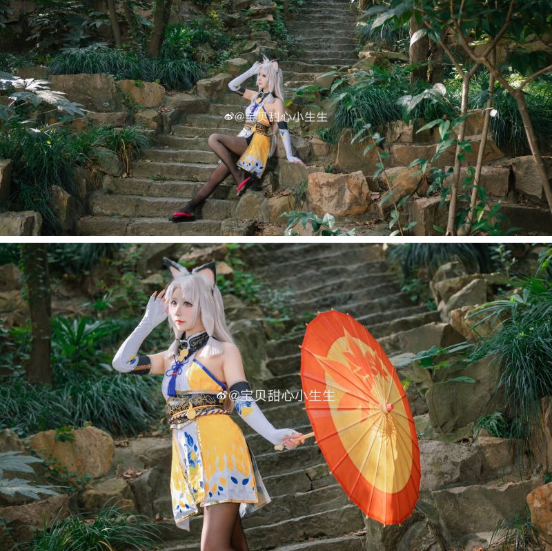 สาวจีนแปลงโฉมเป็น Kurumi จาก Naraka: Bladepoint 6 สาวจีนแปลงโฉมเป็น Kurumi จาก Naraka: Bladepoint