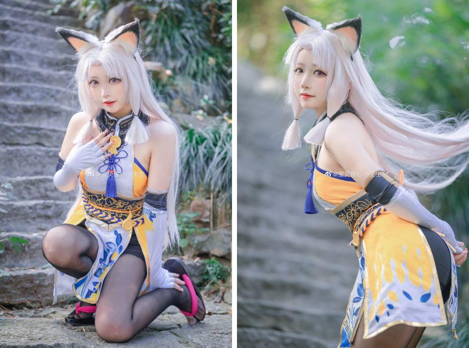 สาวจีนแปลงโฉมเป็น Kurumi จาก Naraka: Bladepoint 4 สาวจีนแปลงโฉมเป็น Kurumi จาก Naraka: Bladepoint