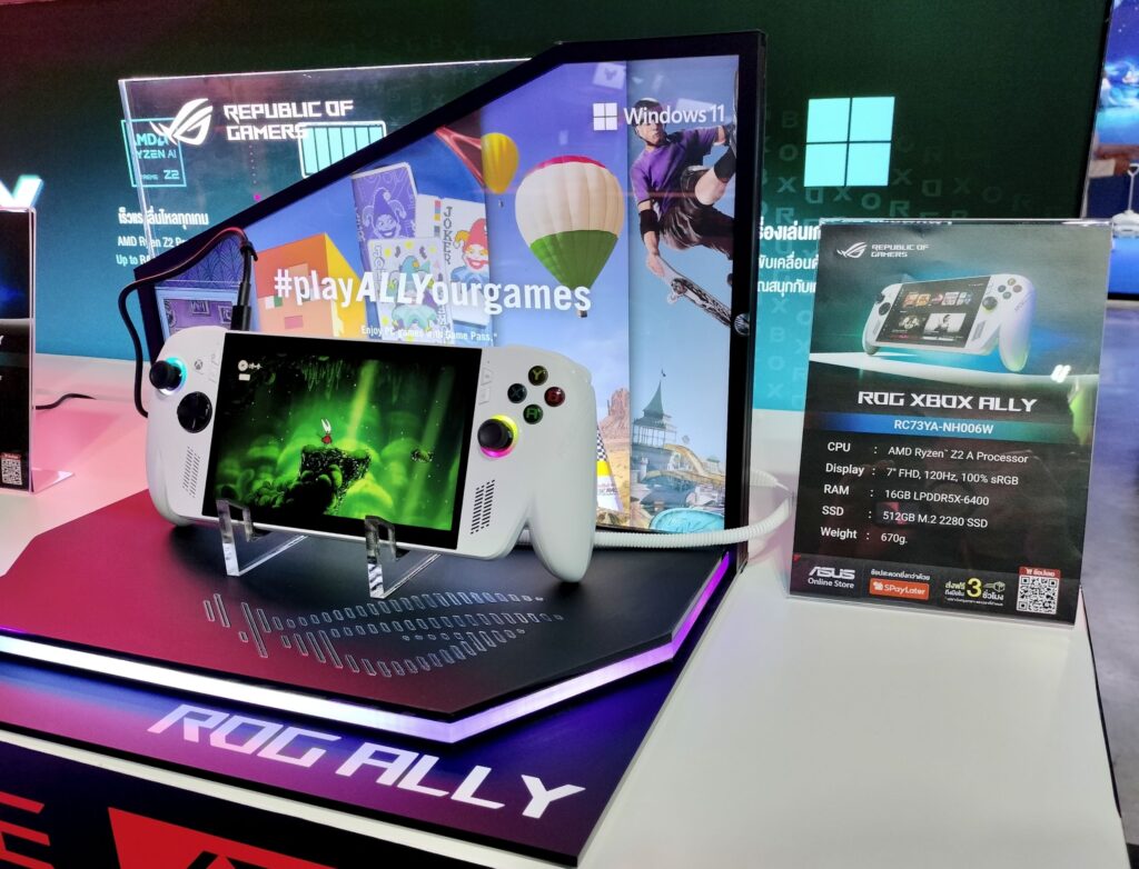 ROG เปิดตัว ROG Xbox Ally ทั้ง 2 รุ่น ในงาน gamescom asia X Thailand Game Show 2025