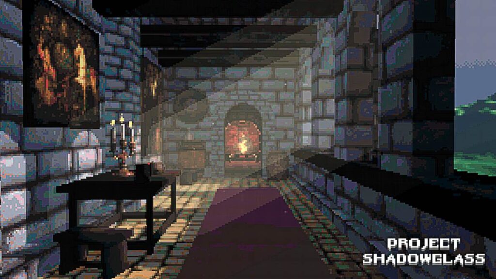 เปิดตัว Project Shadowglass เกมแนว RPG มุมกล้องบุคคลที่หนึ่ง กราฟิก 2.5D Pixel
