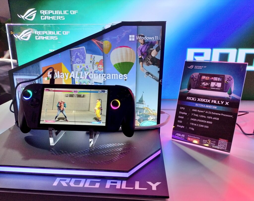 ROG เปิดตัว ROG Xbox Ally ทั้ง 2 รุ่น ในงาน gamescom asia X Thailand Game Show 2025