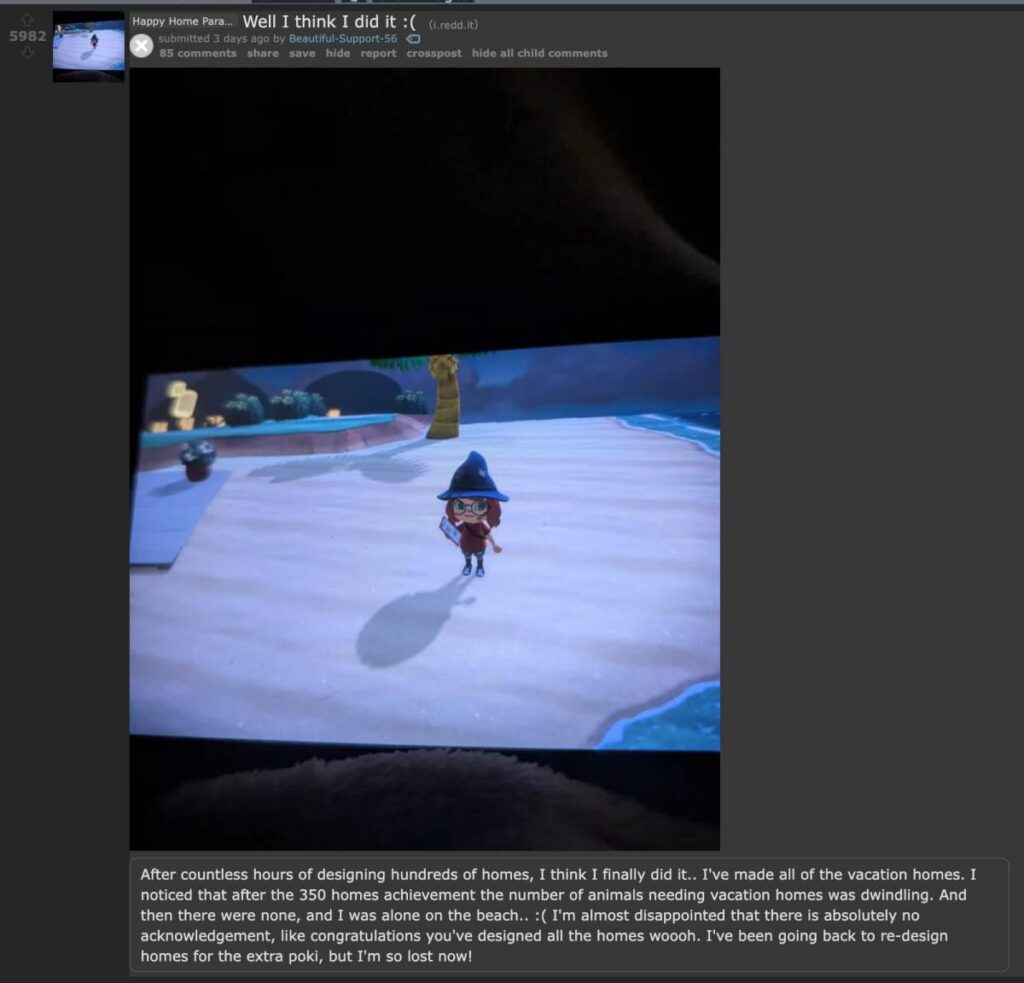 ผู้เล่นลงทุน 2 ปีเล่น DLC Animal Crossing จนจบ แต่สิ่งที่ได้คืนมากลับน่าผิดหวัง! 2 ผู้เล่นลงทุน 2 ปีเล่น DLC Animal Crossing จนจบ แต่สิ่งที่ได้คืนมากลับน่าผิดหวัง!