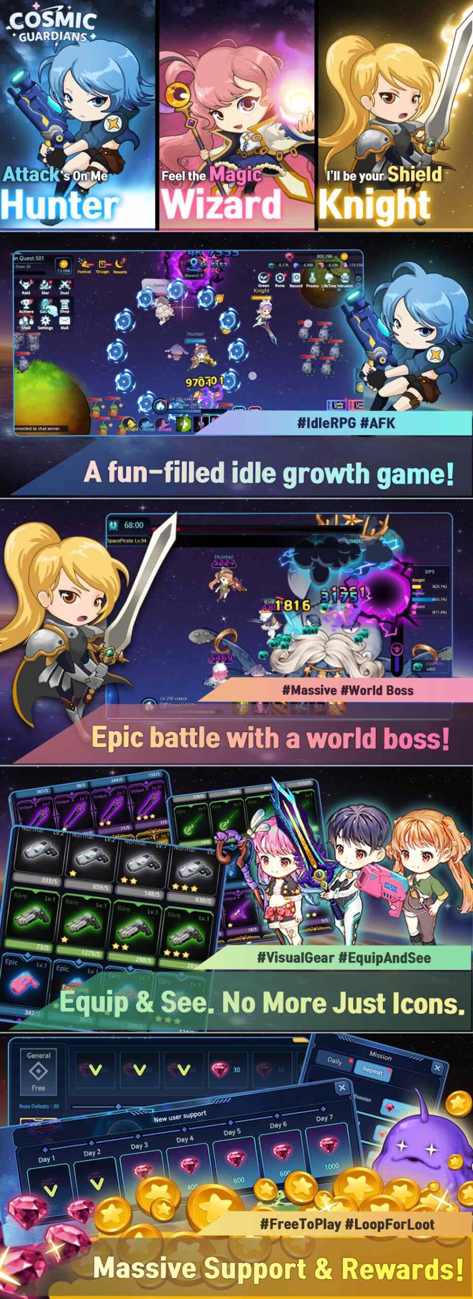 Cosmic Guardians เปิดให้บริการบนสโตร์ไทยแล้ว 3 Cosmic Guardians