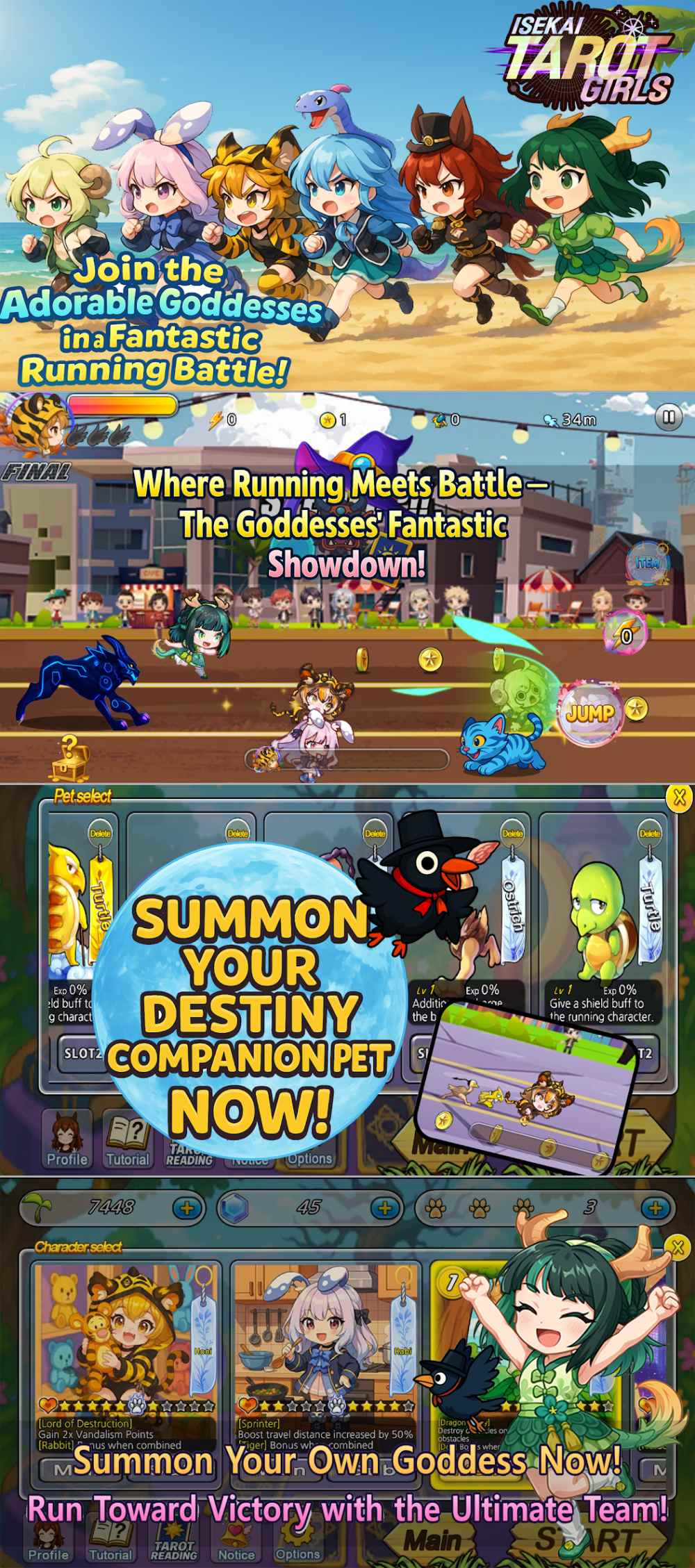 Isekai Tarot Girls เปิดให้บริการบนสโตร์ไทยแล้ว 3 Isekai Tarot Girls