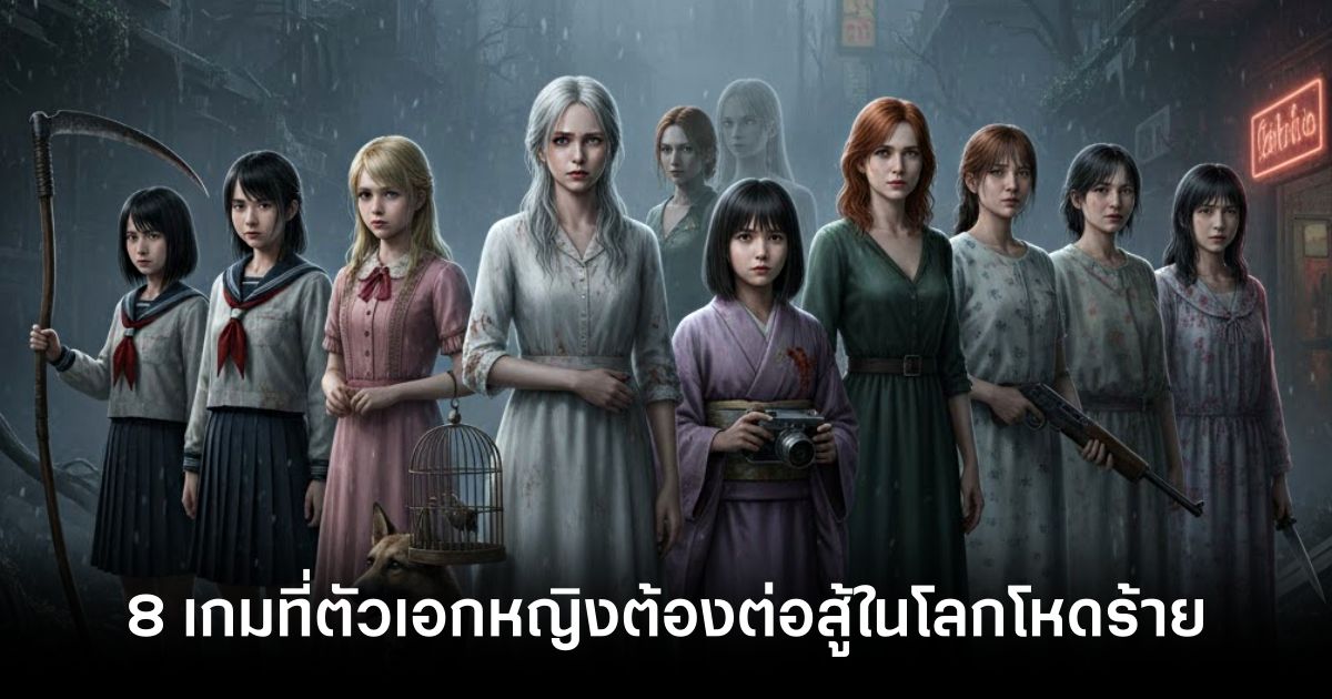 8 เกมที่ตัวเอกหญิงต้องต่อสู้ในโลกอันโหดร้าย 1 8 games where the female protagonist must fight in a cruel world feature