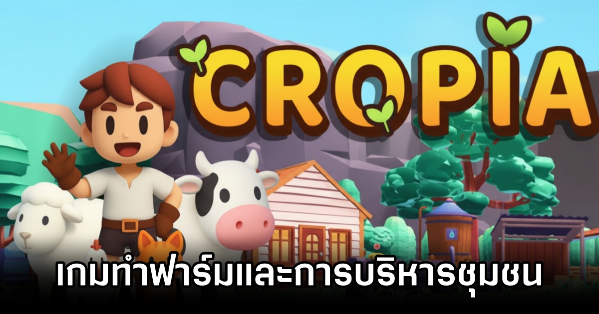 Cropia เกมจำลองการทำฟาร์มและการบริหารชุมชนในกราฟิกน่ารัก 1 Cropia Announced