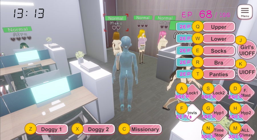 Freestyle Man in Office เกม 18+ สุดแหวกสวมบทหนุ่มพลังพิเศษในออฟฟิศสาวสวย 4 Freestyle Man in Office