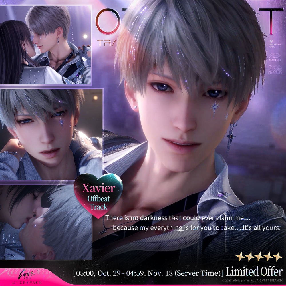 Love and Deepspace เปิดตัวความทรงจำแบบอินเตอร์แอคทีฟ 5 ดาวชุดใหม่ [Heartbeats Ablaze]!