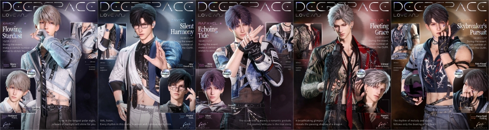 Love and Deepspace เปิดตัวความทรงจำแบบอินเตอร์แอคทีฟ 5 ดาวชุดใหม่ [Heartbeats Ablaze]!