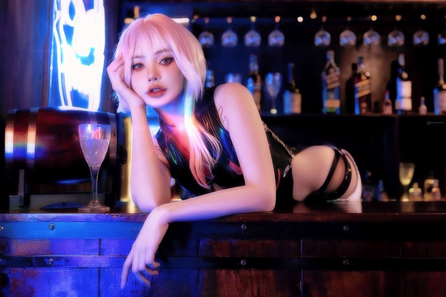 โนเกียจัดให้! แปลงโฉมเป็น Lucy จาก Cyberpunk: Edgerunners 5 Lucy Cyberpunk: Edgerunners Cosplay by Nokia