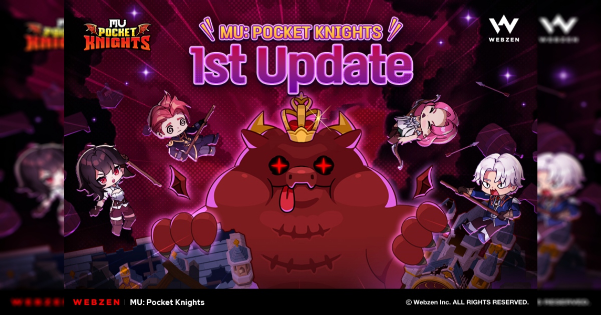 WEBZEN เปิดตัวคอนเทนต์ใหม่ใน MU: Pocket Knights กับอัปเดตใหญ่ครั้งแรก