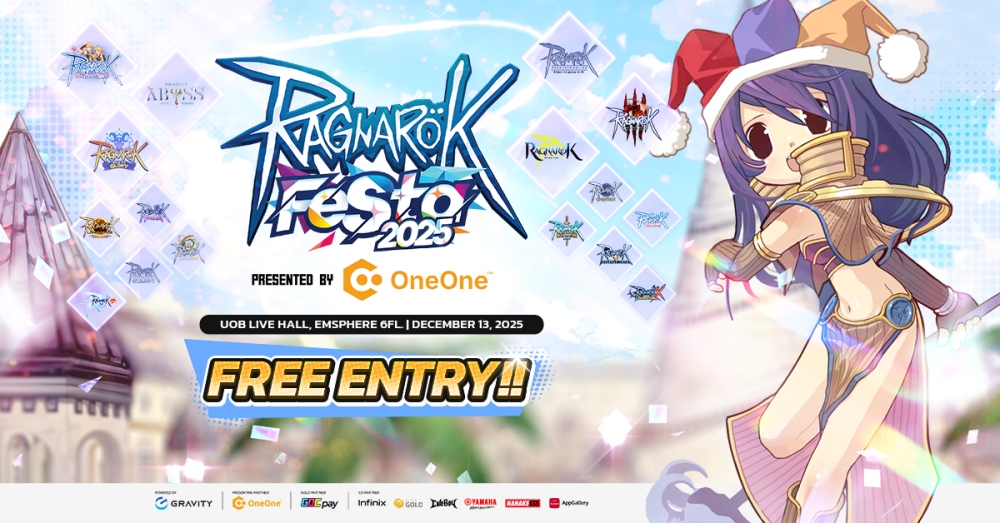 Ragnarok Festa 2025 - แจกสิทธิ์ 1,000 VIP PASS หมดอย่างรวดเร็วใน 1 วัน!! 2 Ragnarok Festa 2025 - แจกสิทธิ์ 1,000 VIP PASS หมดอย่างรวดเร็วใน 1 วัน!!