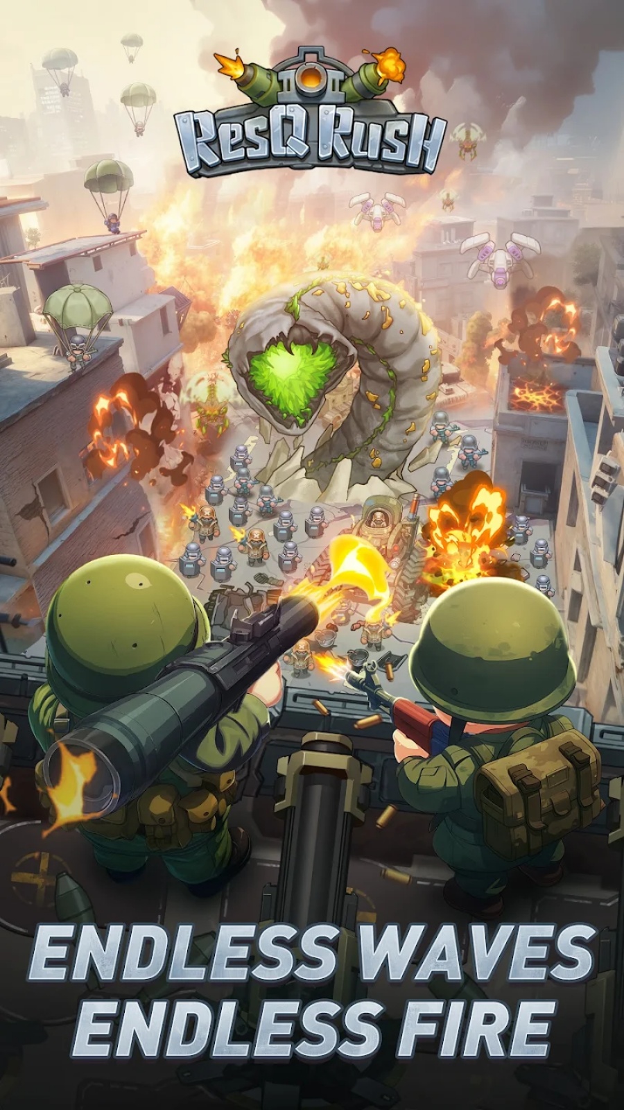 ResQRush เกมมือถือ Tower Defense สาดกระสุนเต็มจอพร้อมภาษาไทย 5 ResQRush Announced