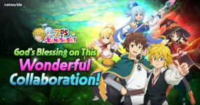 เน็ตมาร์เบิ้ลเปิดตัวกิจกรรมครอสโอเวอร์ ‘7 บาป X KONOSUBA!’ แล้ว ใน Seven Deadly Sins: Grand Cross !