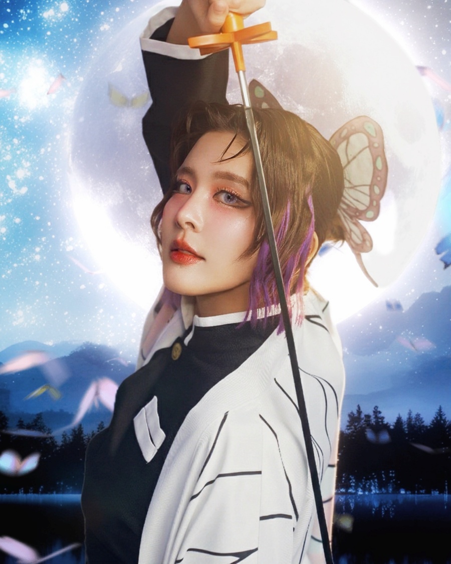 หนูนา หนึ่งธิดา โชว์ร้องเพลงในชุดคอสเพลย์ Shinobu จาก Demon Slayer 3 Shinobu Demon Slayer Cosplay by Noona