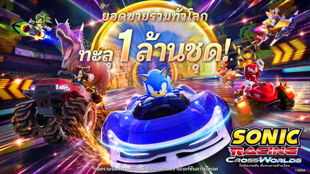โซนิคเรซซิง ซิ่งทะยานข้ามโลก ปล่อยฟรีอัปเดต "โจ๊กเกอร์" วันพฤหัสบดีที่ 23 ตุลาคมนี้! 10 โซนิคเรซซิง ซิ่งทะยานข้ามโลก ปล่อยฟรีอัปเดต "โจ๊กเกอร์" วันพฤหัสบดีที่ 23 ตุลาคมนี้!