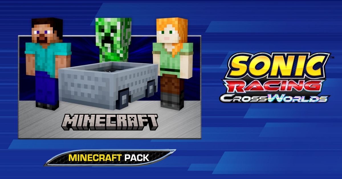 โซนิคเรซซิง ซิ่งทะยานข้ามโลก เริ่มปล่อย DLC แบบมีค่าใช้จ่าย ลำดับที่ 1 Minecraft! 1 โซนิคเรซซิง ซิ่งทะยานข้ามโลก เริ่มปล่อย DLC แบบมีค่าใช้จ่าย ลำดับที่ 1 Minecraft!