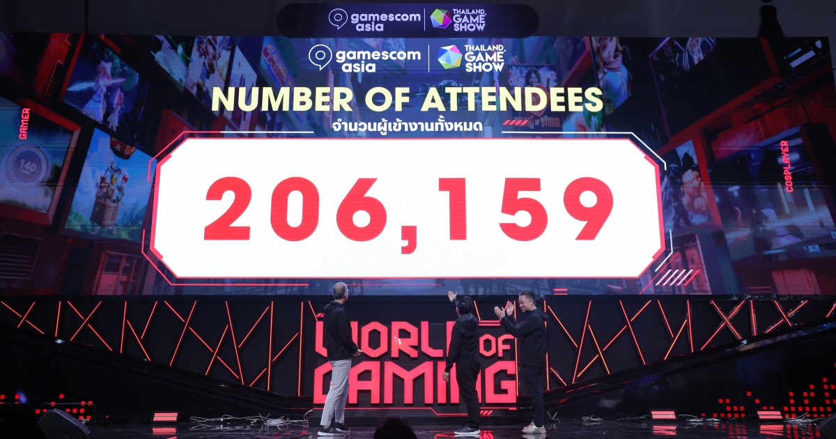ประกาศความสำเร็จครั้งแรก gamescom asia x Thailand Game Show 