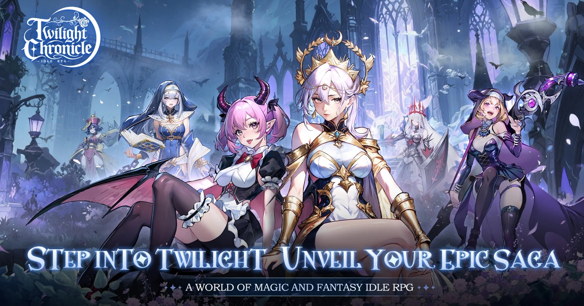 Twilight Chronicle เกมมือถือ Idle RPG ดำดิ่งสู่โลกแฟนตาซีรัตติกาลสุดดาร์ก 1 Twilight Chronicle Announced