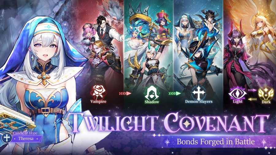 Twilight Chronicle เกมมือถือ Idle RPG ดำดิ่งสู่โลกแฟนตาซีรัตติกาลสุดดาร์ก 5 Twilight Chronicle Announced