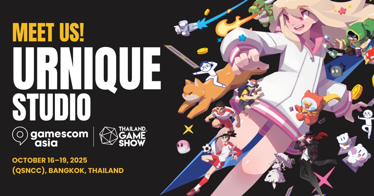 Urnique Studio พร้อมโชว์ 4 เกมไทย จัดเต็มในงาน gamescom asia x Thailand Game Show 2025 1 Urnique Studio