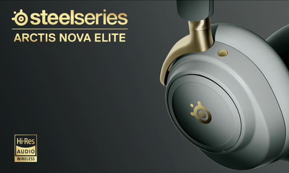 SteelSeries raises a new standard for the wireless gaming headset market. Launch of the world's first Hi-Res Wireless Certified Arctis Nova Elite