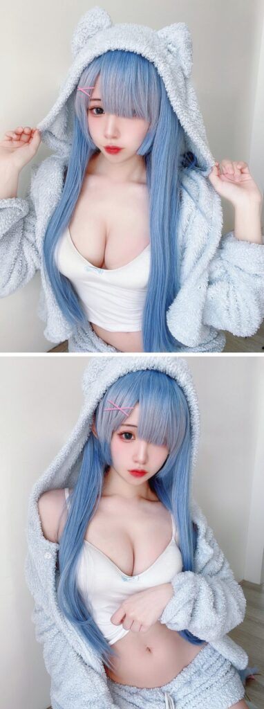 สาวน้อยแปลงโฉมเป็น Rem เวอร์ชั่นผมยาวสุดเซ็กซี่ 2 สาวน้อยแปลงโฉมเป็น Rem เวอร์ชั่นผมยาวสุดเซ็กซี่