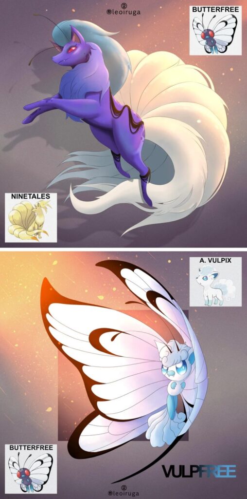 แฟน Pokémon วาดมอนสเตอร์ตัวใหม่ที่เกิดจากการผสมข้ามเผ่าพันธุ์ 4 แฟน Pokémon วาดมอนสเตอร์ตัวใหม่ที่เกิดจากการผสมข้ามเผ่าพันธุ์