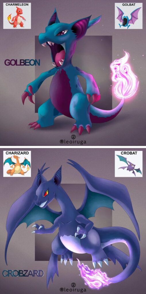 แฟน Pokémon วาดมอนสเตอร์ตัวใหม่ที่เกิดจากการผสมข้ามเผ่าพันธุ์ 6 แฟน Pokémon วาดมอนสเตอร์ตัวใหม่ที่เกิดจากการผสมข้ามเผ่าพันธุ์